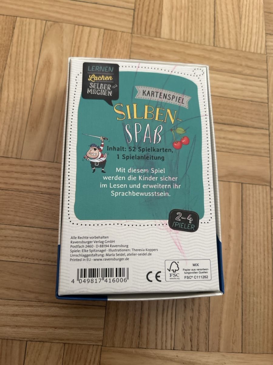 Ravensburger Jeux: Kartenspiel Silben-Spass – D'occasion à Urdorf par 2msa2 2