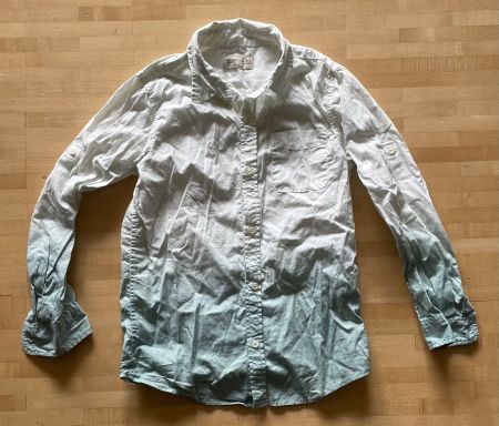 Zara Boys Hemd, Gr. 122, hellblau-weiss, Top Zustand!