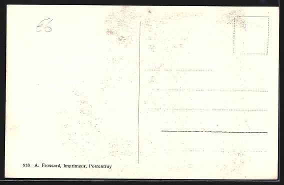 Cartoline postali: AK Damvant, Blick zur Kirche – Usato da Berlin venduto da bartko-reher 1