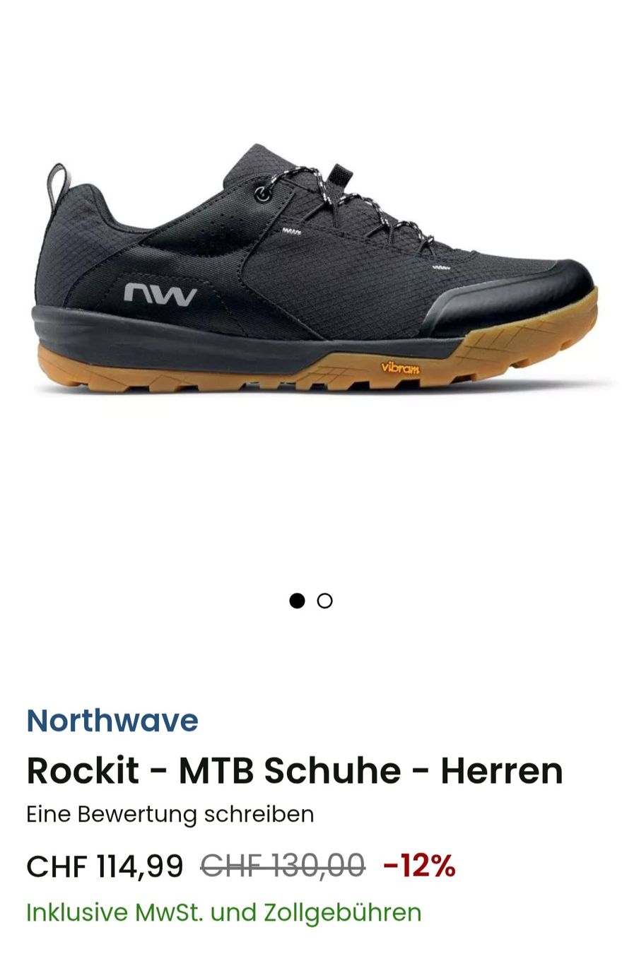 Northwave Herrenschuhe: Northwave Rockit MTB Veloschuhe Herren Gr. 38 – Neu und originalverpackt aus Braunau von Brand-Store 1