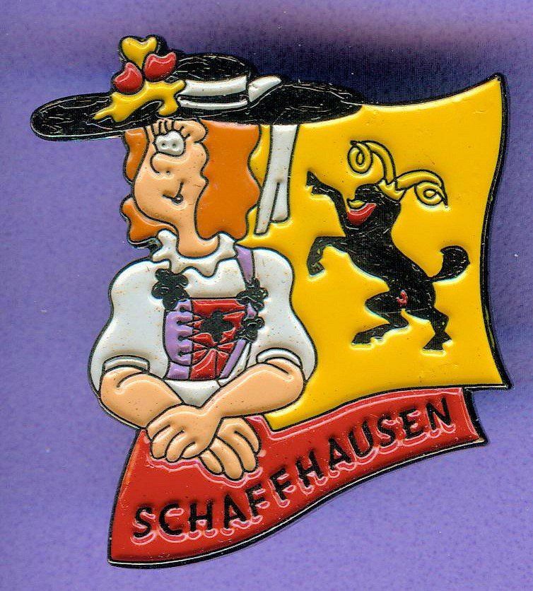 Placchette & Badge: Wappen & Tracht   SCHAFFHAUSEN – Usato da Winterthur venduto da Sammleroase