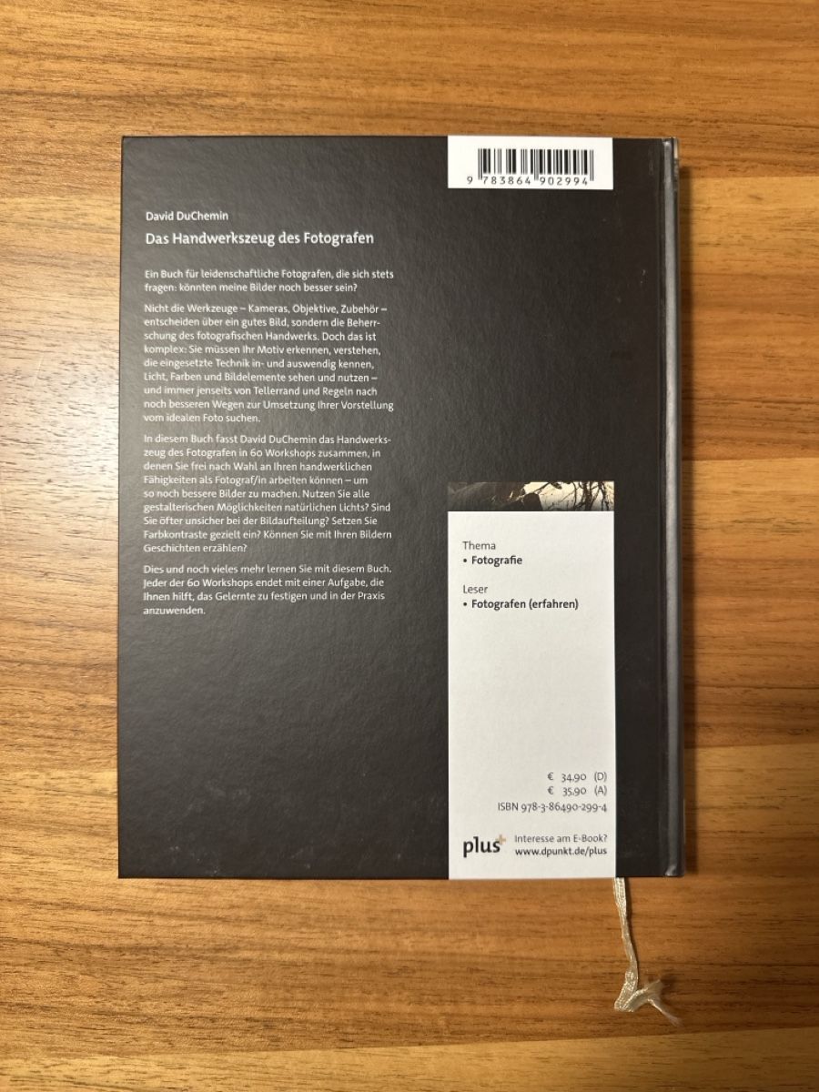Libri: David DuChemin's Photography Handbook - Excellent Condition – Nuovo (secondo la descrizione) da Unteraegeri venduto da weber588 1