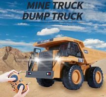 RC Dump Truck 1:24 6 Ch 2.4G Alloy Remote Control Truck