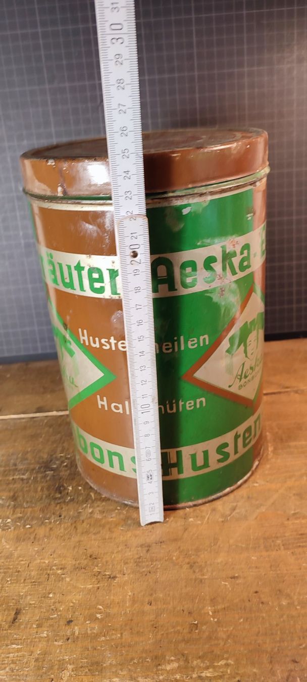 Barattoli: Wunderschöne Alte Blechdose 25cm HOCH von AESKA  – Usato da Gelterkinden venduto da MYSTOREFORYOU4460 4
