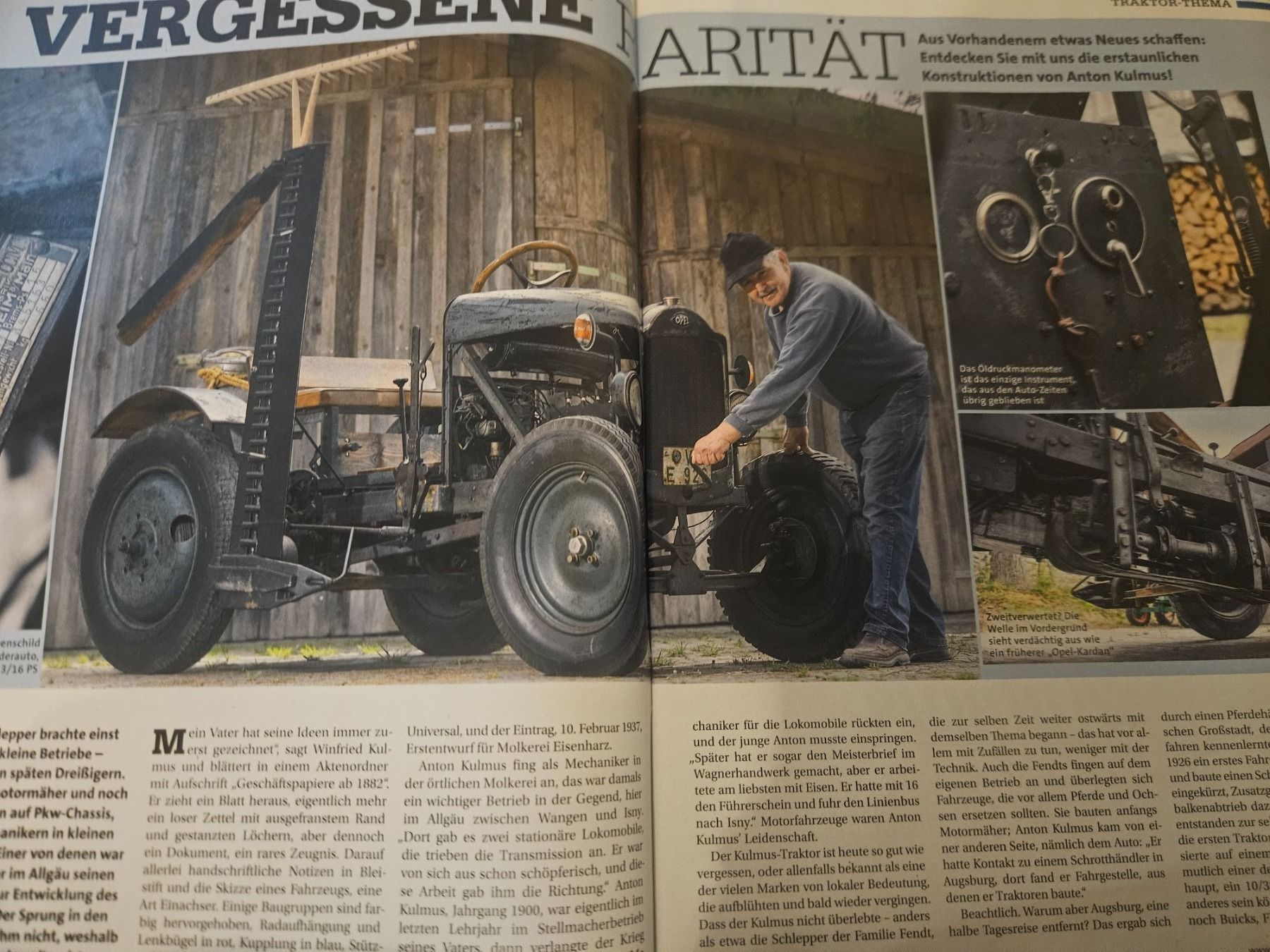 Lanz Bulldog Trattori: Oldtimer Traktor /21 Lanz Opel Warchalowski WT40 Schlüter xa – Usato da Flawil venduto da sr1_f6st 4