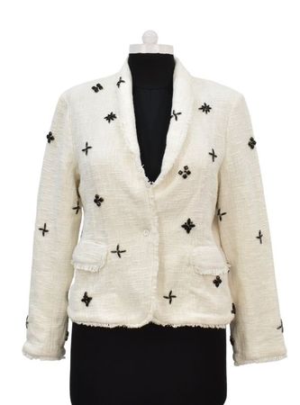 Anthropologie Jacket M white