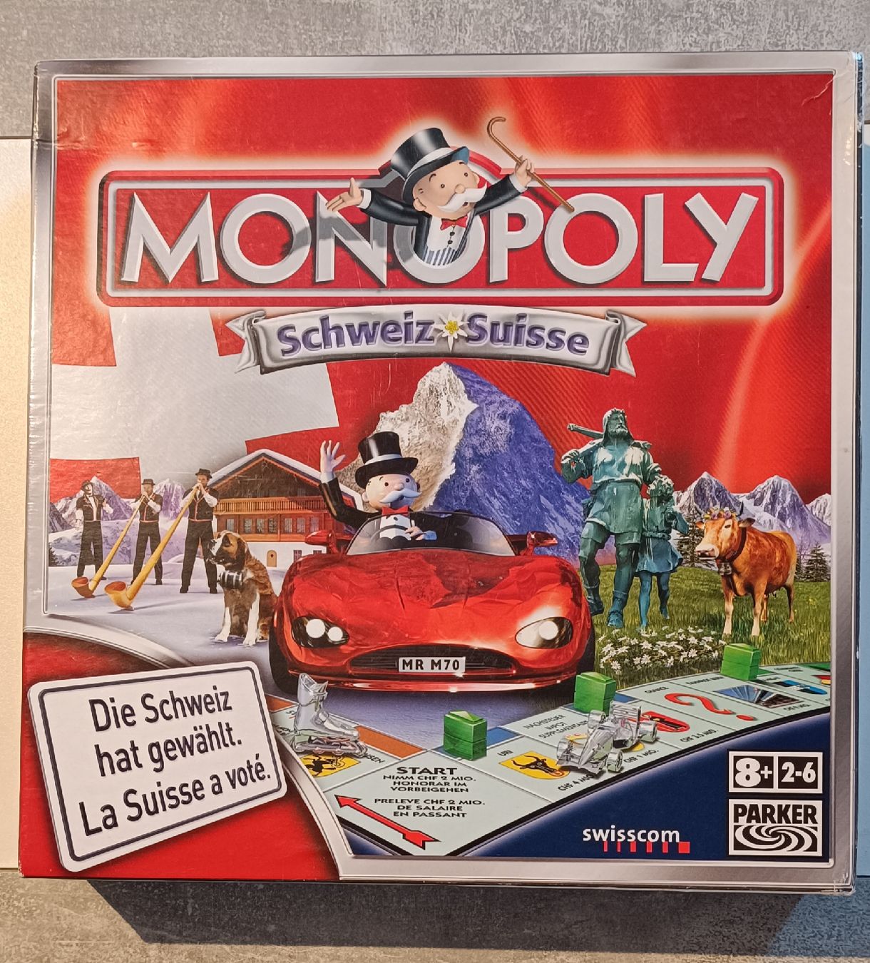 Parker Giochi: Monopoly Schweiz / Monopoly Suisse – Nuovo (secondo la descrizione) da Arbon venduto da Gatto81