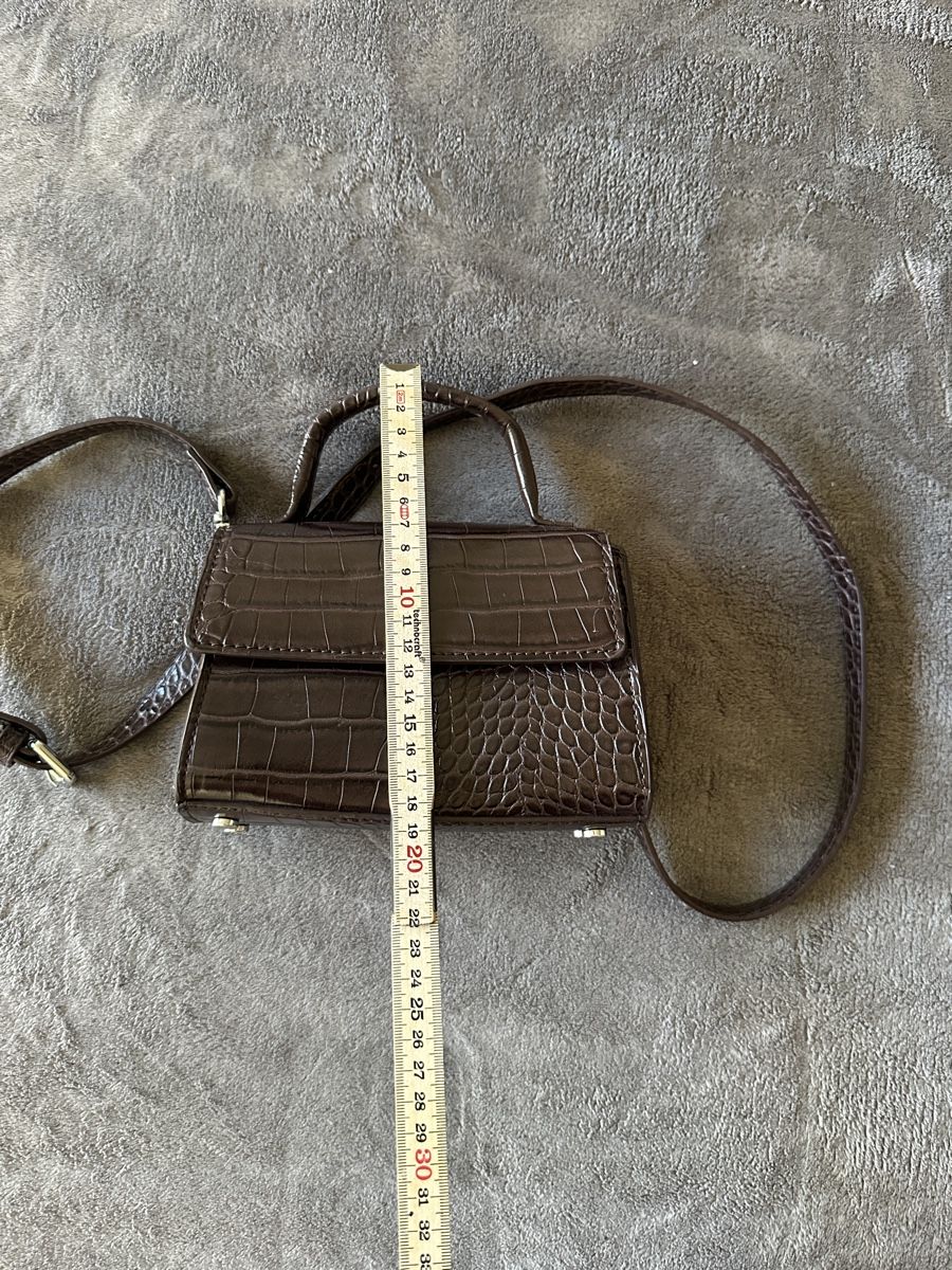 Borse da donna: Chocolate Croc Mini Bag - Perfect autumn accessory! – Nuovo (secondo la descrizione) da Genève venduto da bea_72cz 3