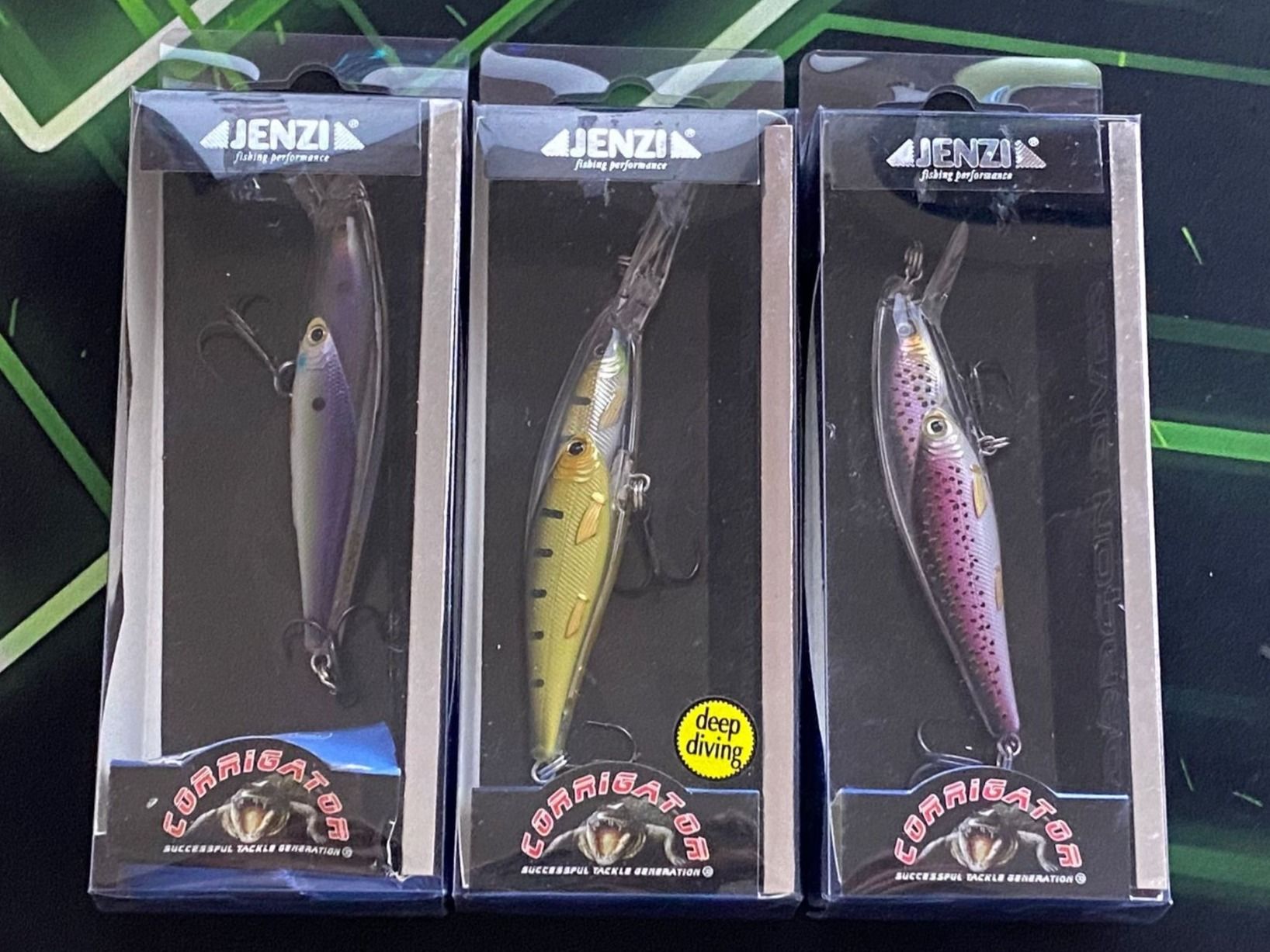 Köder: Jenzi - 3er Set Fischschwarm Wobbler – Neu und originalverpackt aus Widnau von Fishingtackle_Oggy
