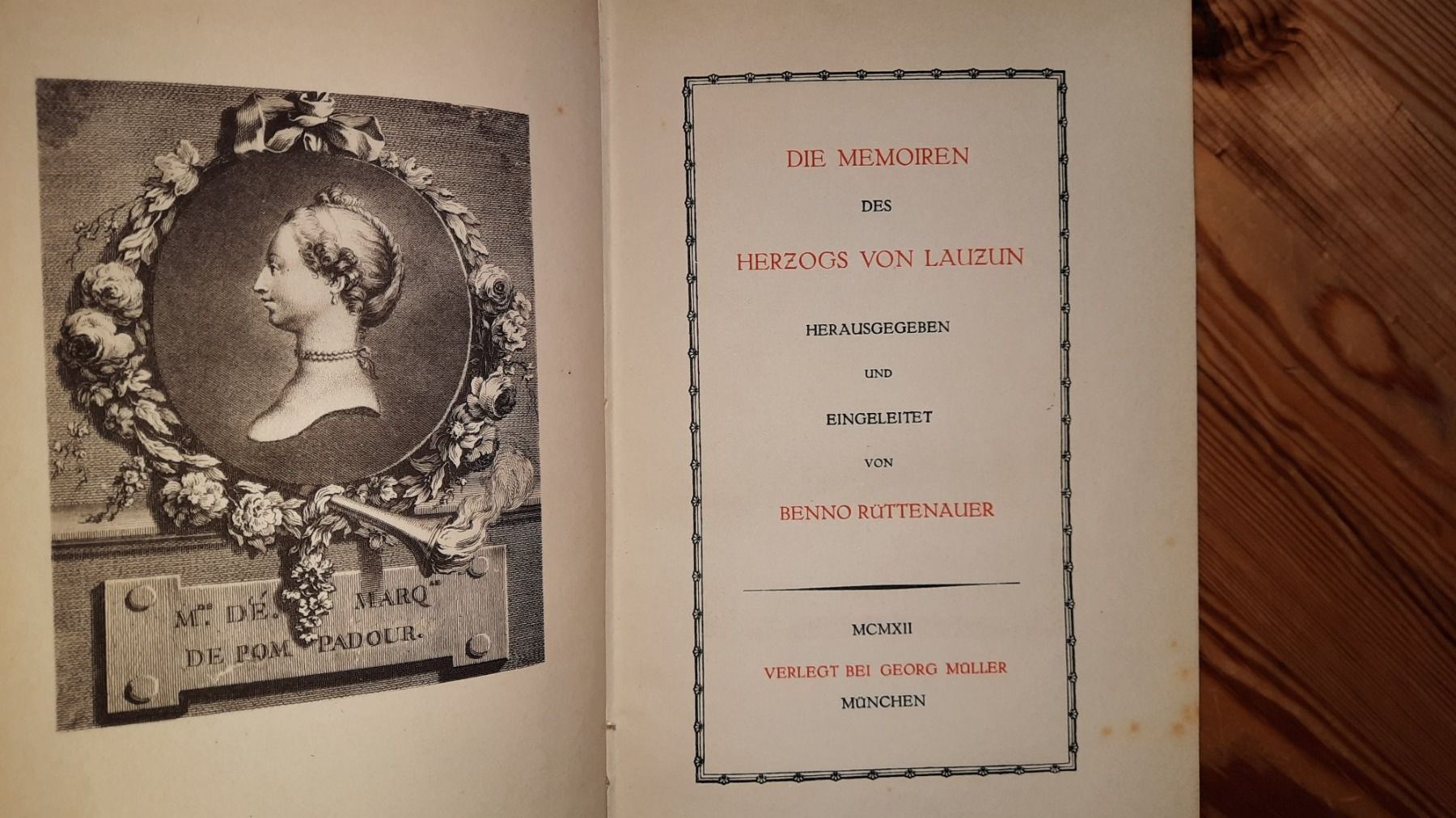 Bücher: DIE MEMOIREN  DES HERZOGS VON LAUZUN – Gebraucht aus zürich von gabab 2