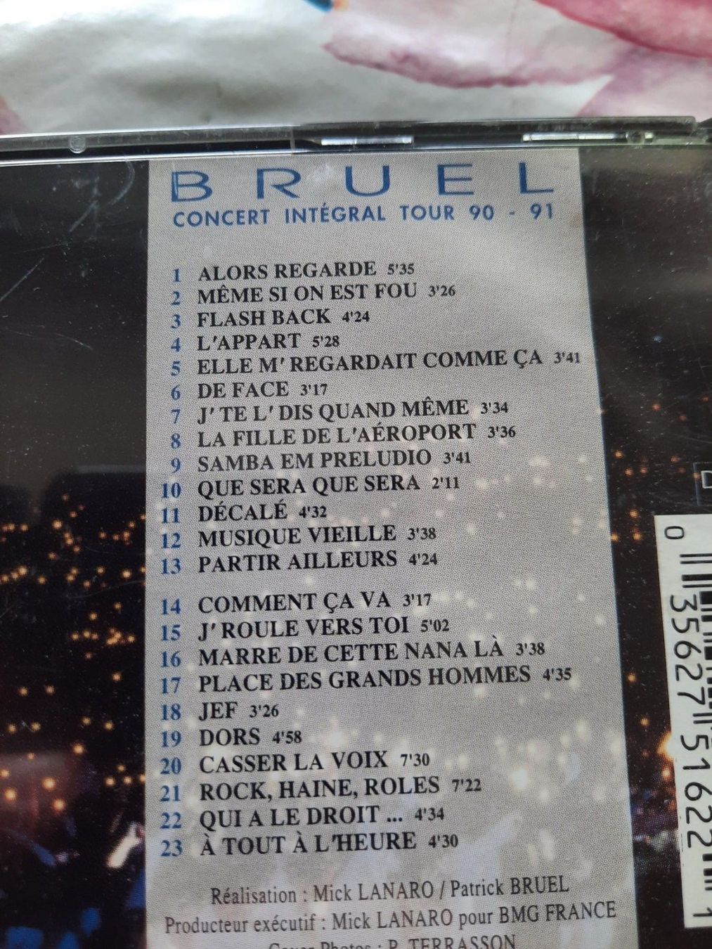 CD: CD Patrick Bruel - Live - Si ce soir 91 – Usato da Pully venduto da bro_n52j 3