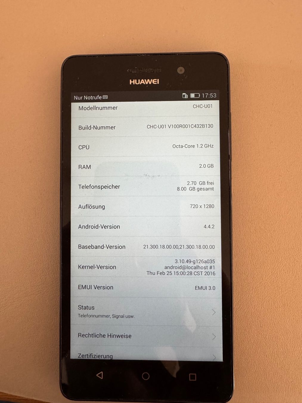 Huawei Telefoni cellulari / Smartphones: Huawei G Play mini – Usato da Adliswil venduto da Busys 2