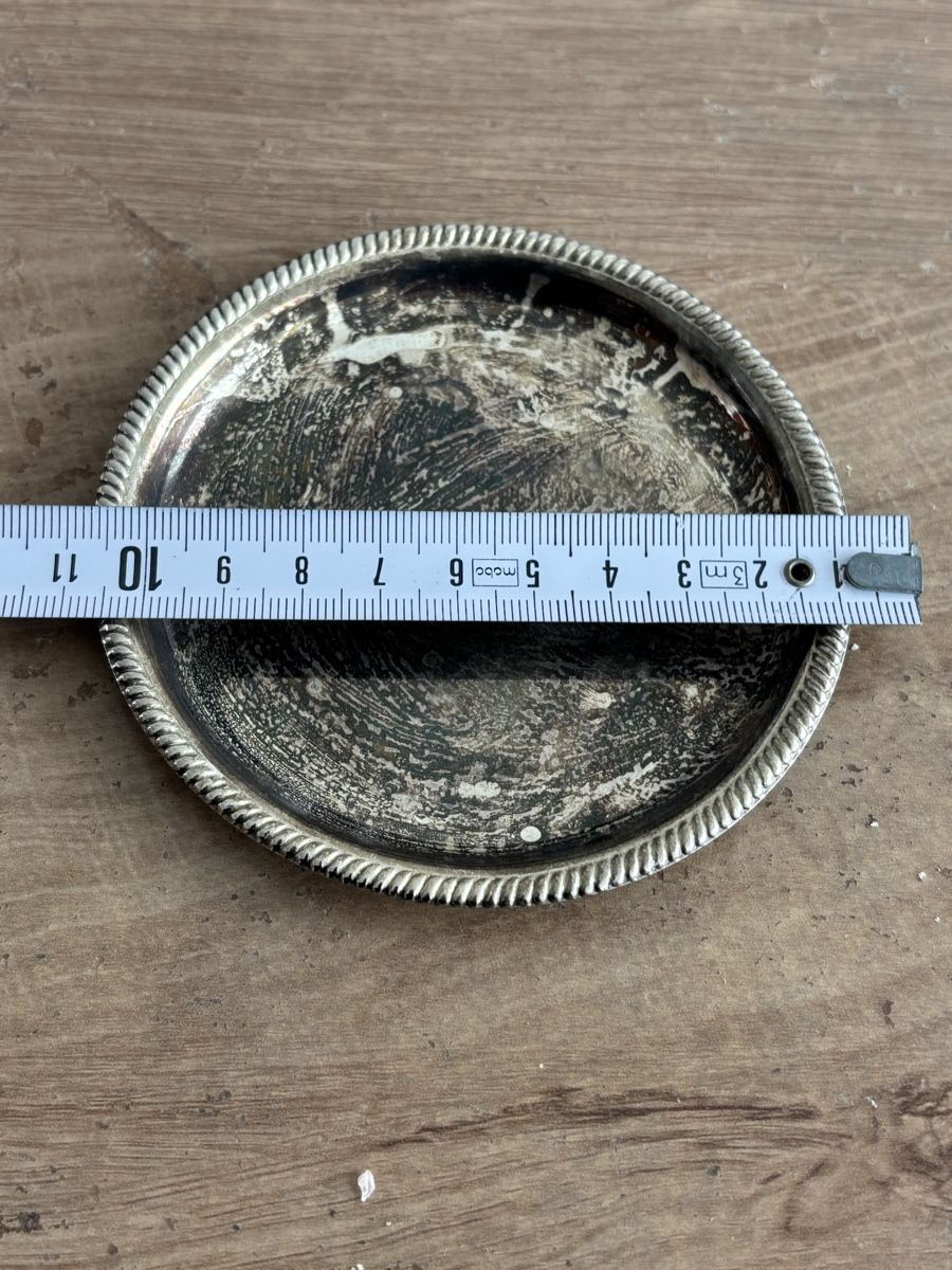 Tutte le decorazioni: Antikes 6er Set versilberte Teeuntersetzer – Usato da Orpund venduto da BlackEagel80 6