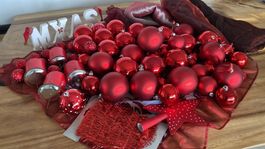 Weihnachstkugeln aus Pastik (gut geeignet für Outdoor)