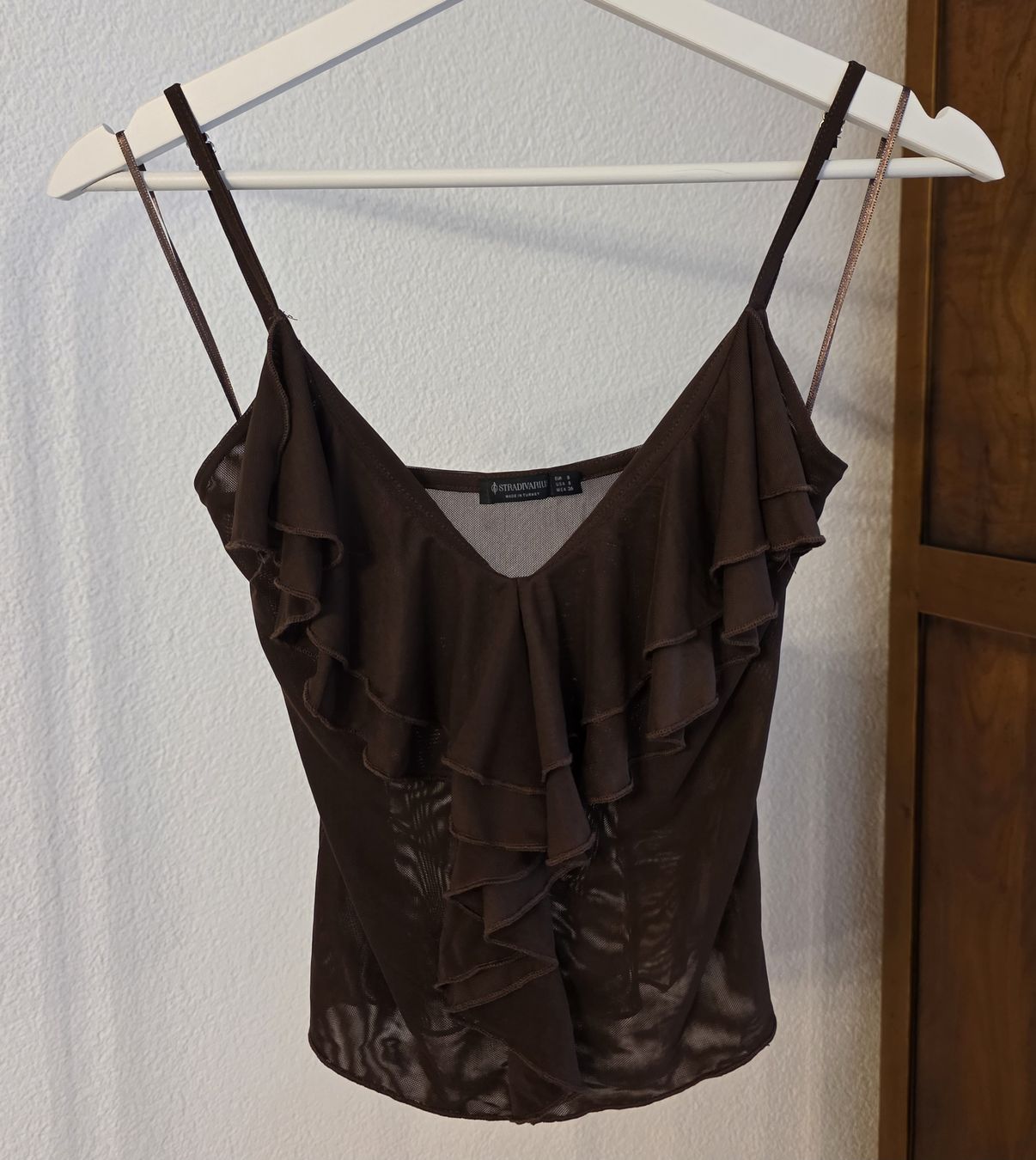 Stradivarius Top: Braunes Stradivarius Top / Gr. S – Nuovo (secondo la descrizione) da Rheinfelden venduto da Julanna