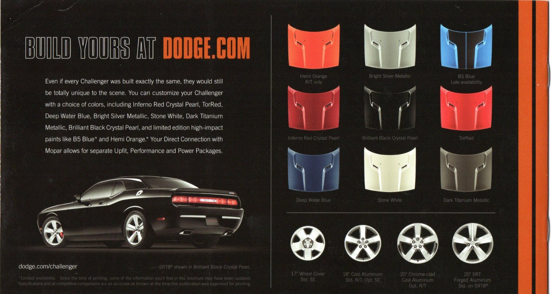 Dodge Automobili: Dodge Challenger 2009 - Originalprospekt – Nuovo (secondo la descrizione) da Malans GR venduto da Chueche427 6