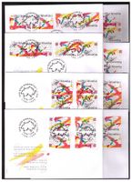 1998_933-936_150 J. BUNDESSTAAT_12 Kombinationen kompl. FDC!