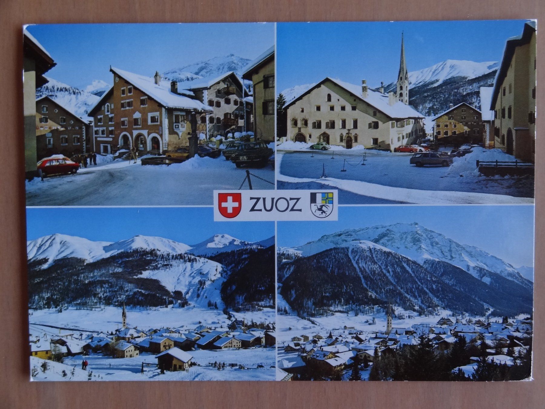 Cartoline postali: ZUOZ (Engadin) - 1980, Etat Impeccable! – Usato da St Léonard venduto da Riglin