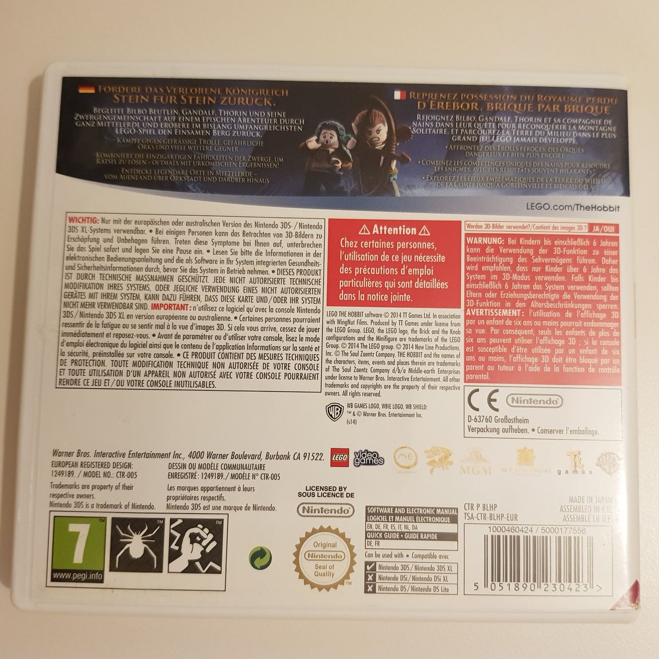Nintendo Giochi: LEGO Der Hobbit /3DS – Usato da Münchenstein venduto da 2DGames 1