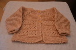 TAILLE 68 - VESTE NEU - HANDARBEIT
