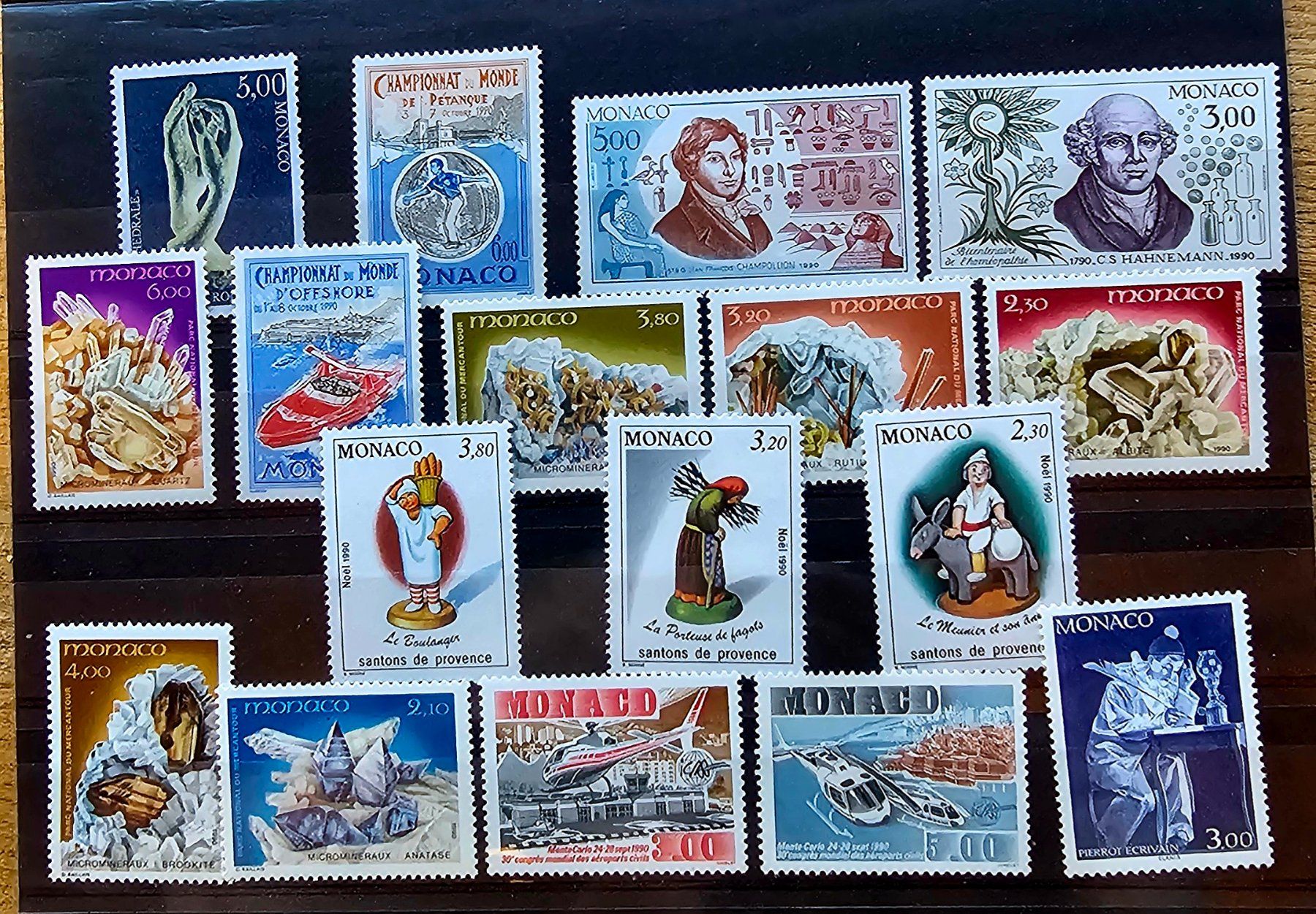 Tutti i francobolli: MONACO timbres neufs ** ~1990 – Nuovo (secondo la descrizione) da Les Valettes venduto da Nuba1