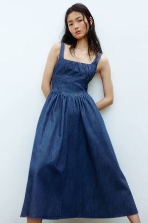 Damen Jeanskleid H&M blau Grösse S 