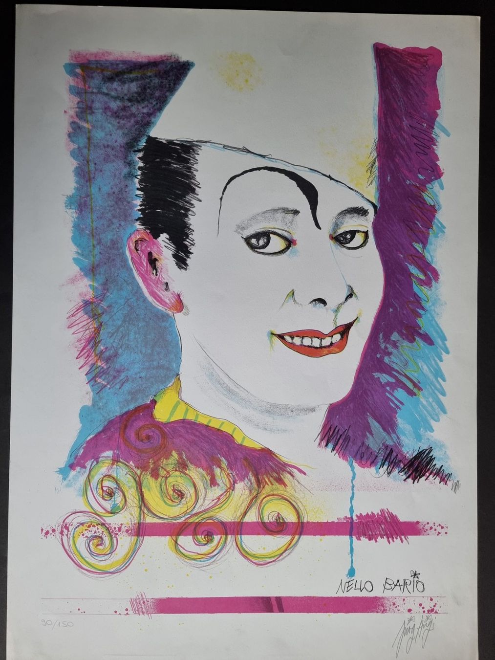Grafica & Litografie: Jürg Hügi, LITHOGRAPHIE SIGNIERT NUMMERIERT – Usato da Gersau venduto da grafik-kunst 1