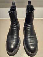 Chelsea Boots Guglielmo Rotta Black Leather Size 40