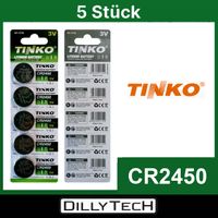 TINKO CR2450 Knopfzellenbatterie - 5 Stk.