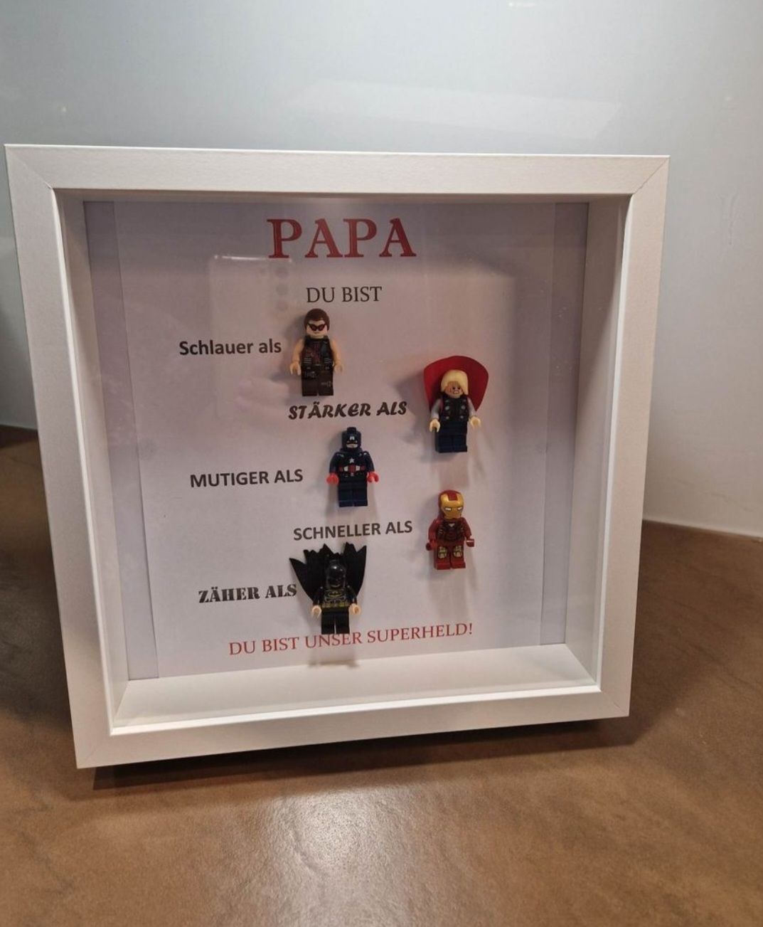 Cornici: Deko Rahmen "Papa" Superhelden – Nuovo (secondo la descrizione) da Büttenhardt venduto da Cardman 2