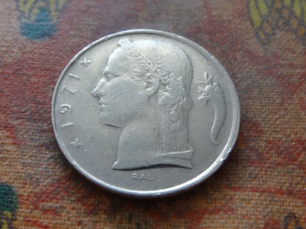 Tutti le monete: BELGIQUE  5  Francs  1971 – Usato da Romanel-sur-Lausanne venduto da Swift13