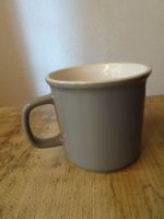 Grau-weisse schlichte Kaffetasse - 220922