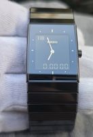 Montre Rado DiaStar céramique noire,dual time nice condition