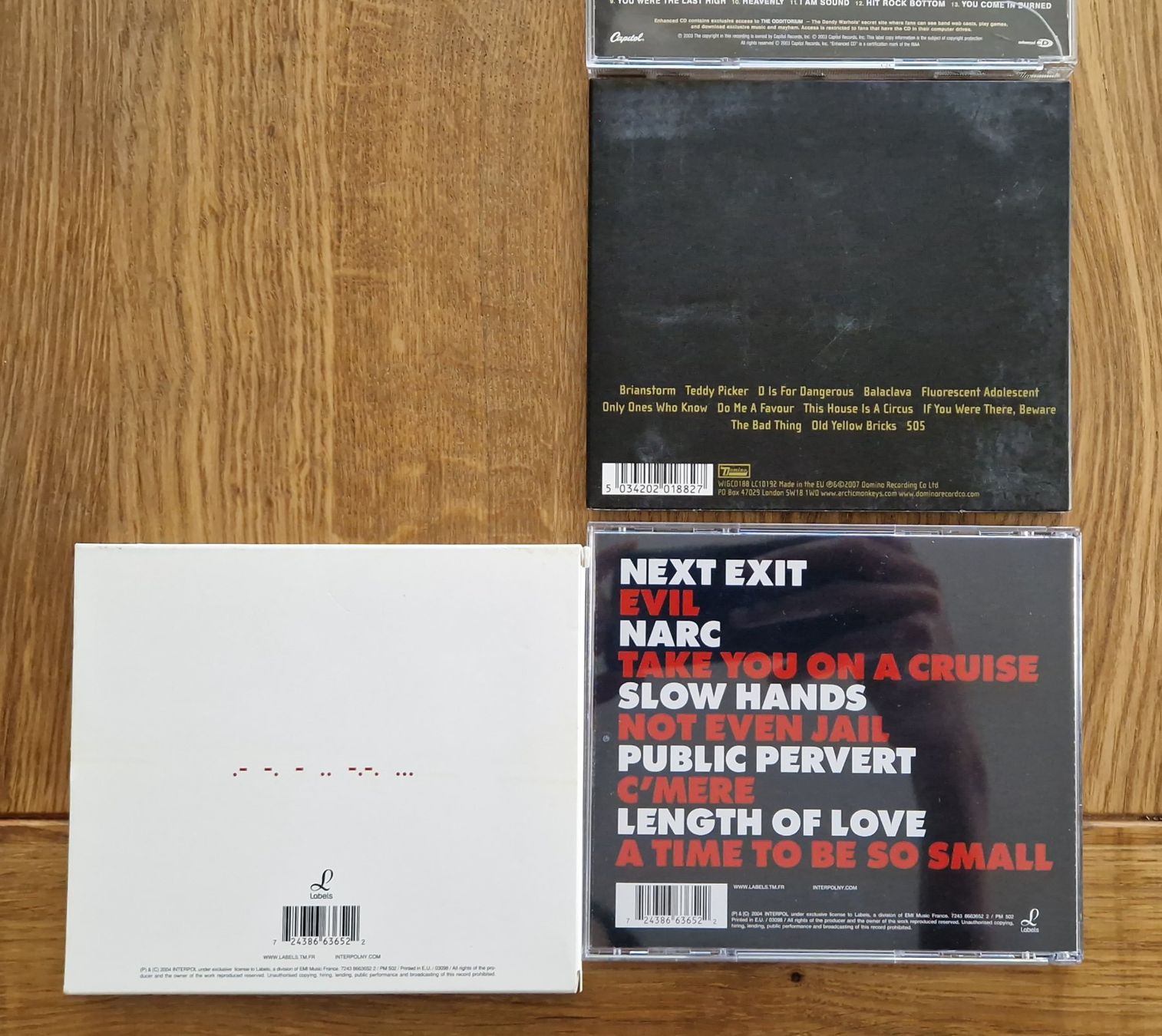CD: CDs: Interpol, The Killers, Arctic Monkeys – Usato da Wettingen venduto da brownie14 4