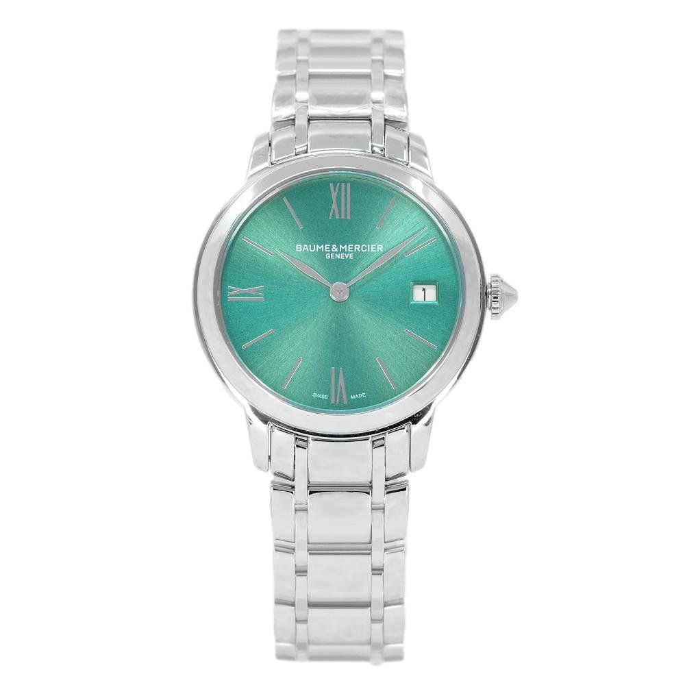 Baume & Mercier Uhren: Baume & Mercier Ladies 10609 Classima Green Dial Quartz – Neu und originalverpackt aus Schindellegi von harveystore 1
