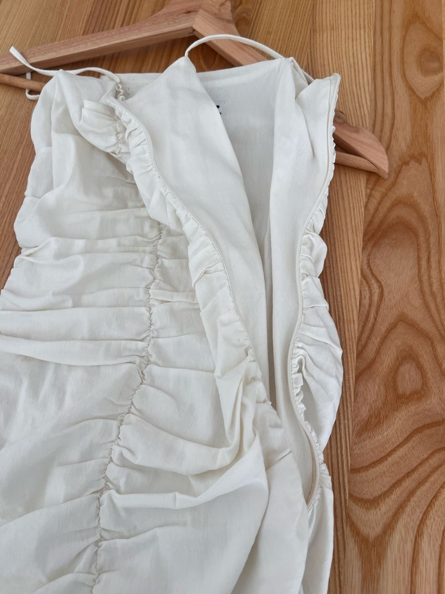 Zara Vestiti: White Summer Dress XS – Usato da Erlenbach ZH venduto da Ma.Pi 3