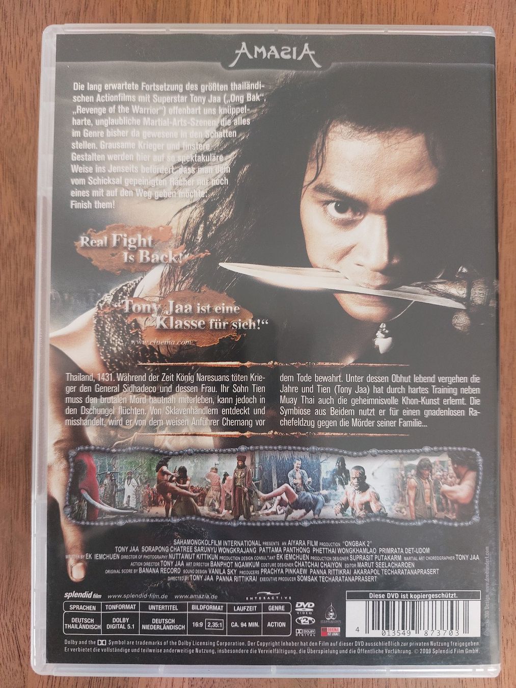 Tutti i DVDs: DVD - Ong Bak 2 – Usato da Rheinfelden venduto da FilmAuktion 1