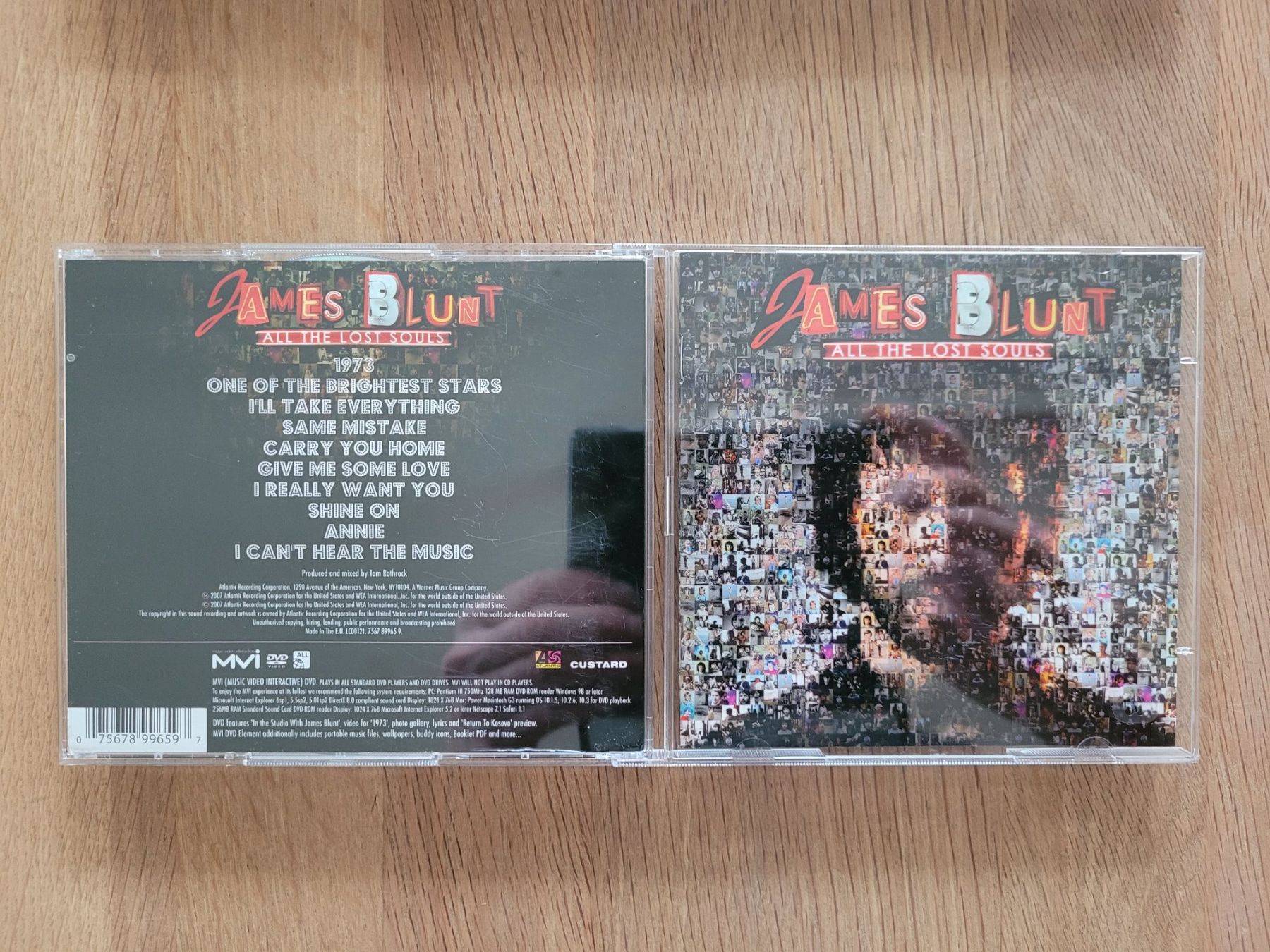 CD: CD&DVD James Blunt - All The Lost Souls, 2007 – Usato da Nebikon venduto da Harley-Davidson01