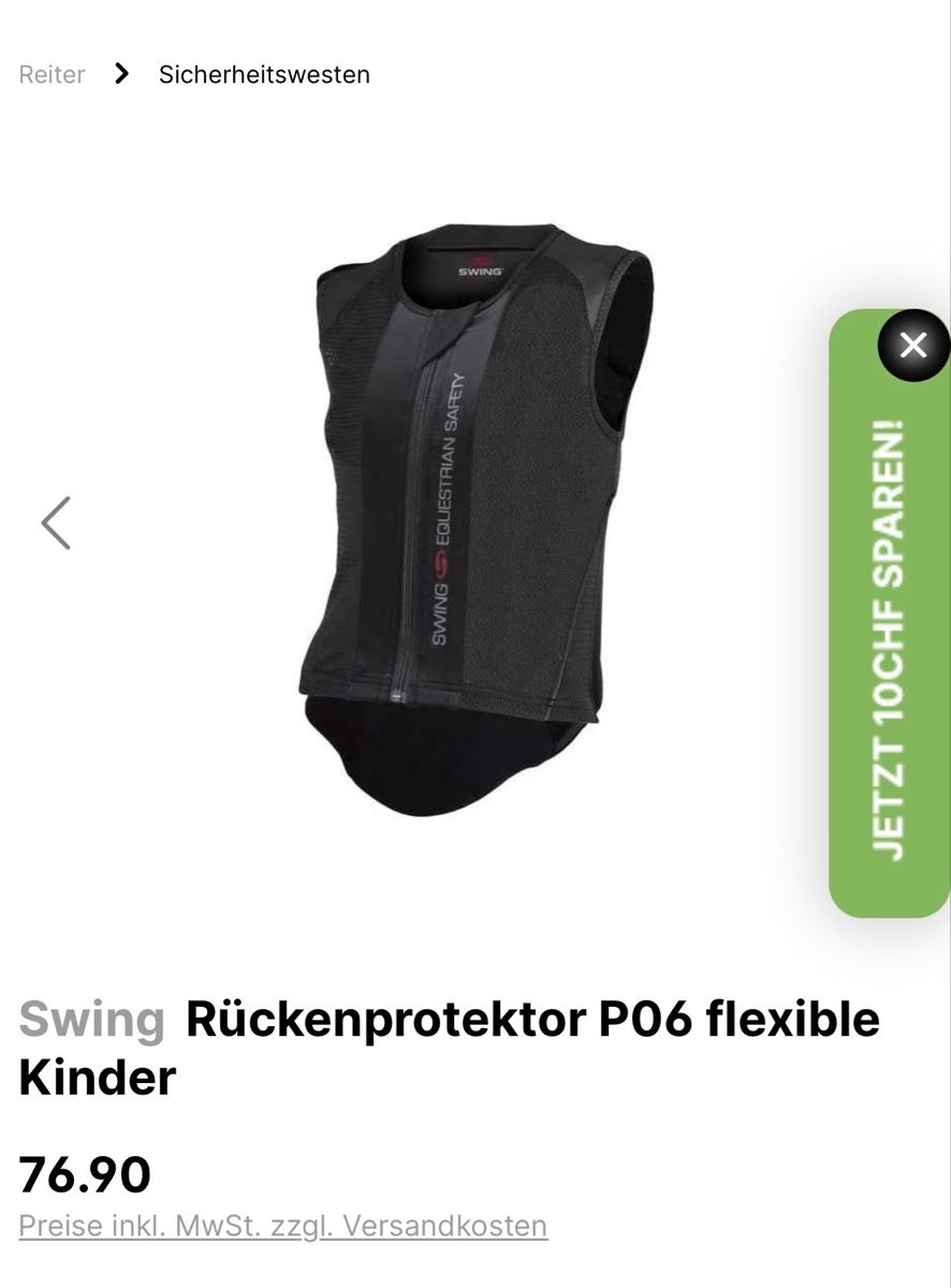 Protezioni & Imbottiture: Rückenpanzer Reitsport – Usato da Bilten venduto da Kieselstein 1