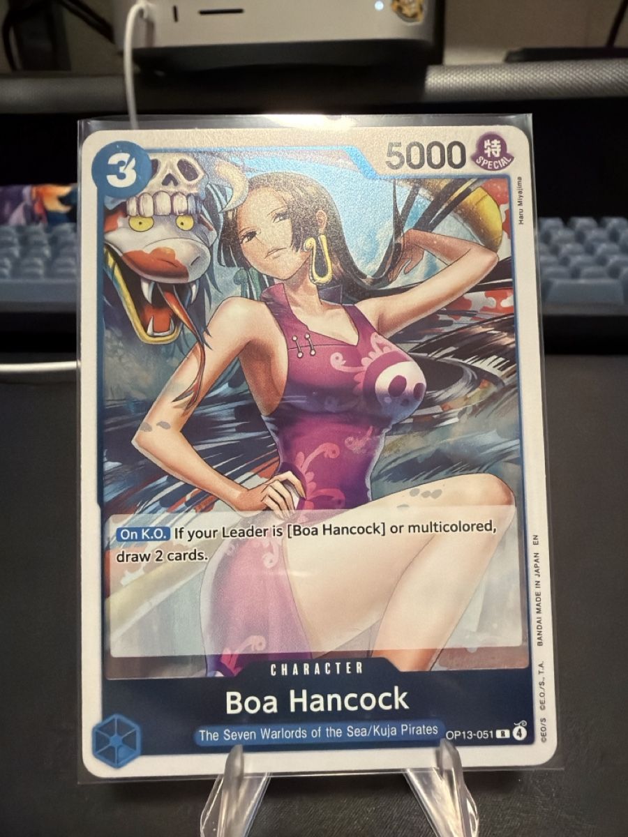 Bandai Carte collezionabili: One Piece Karte Holo Boa Hancock – Nuovo (secondo la descrizione) da Kriens venduto da Ajiani