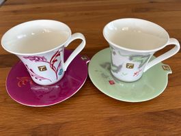 2 x Special T. Teetassen m.Unterteller, Nespresso, neuwertig