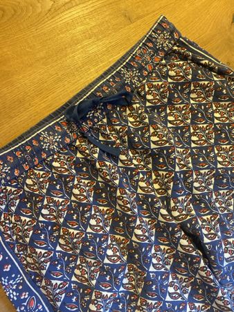 Leichte Hose Pepe Jeans Grösse S blau gemustert Viskose