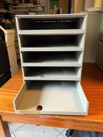 lot de 3 boîtes de rangement A4 à 5 casiers ouverts