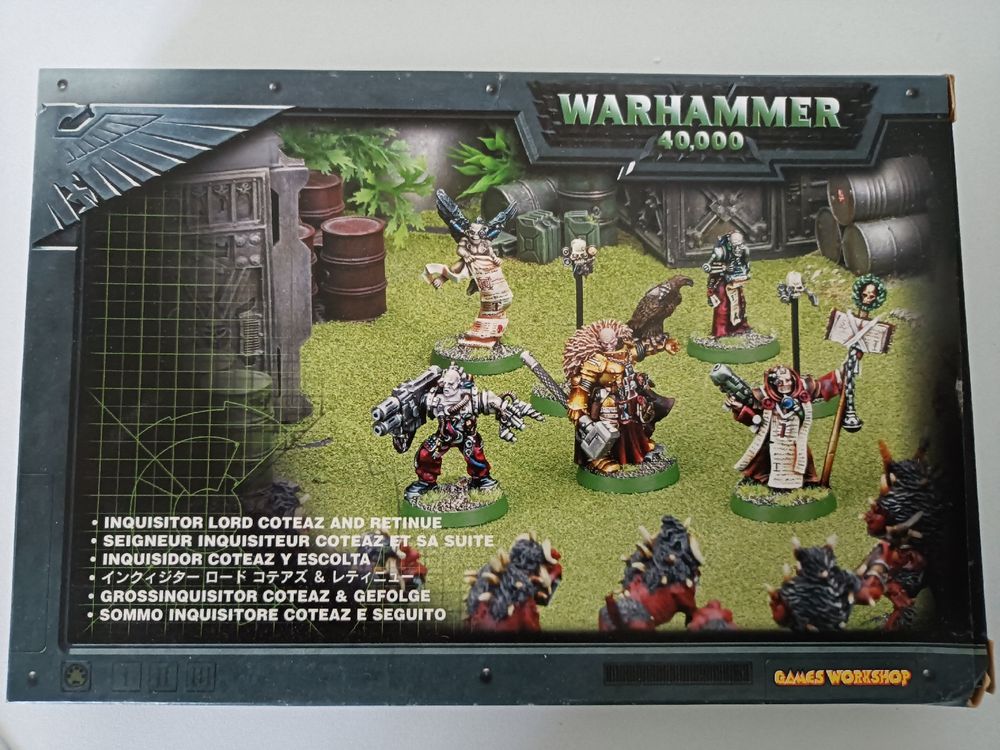 Warhammer 40K Inquisitor Lord Coteaz and Retinue, Metal (Neu (gemäss ...