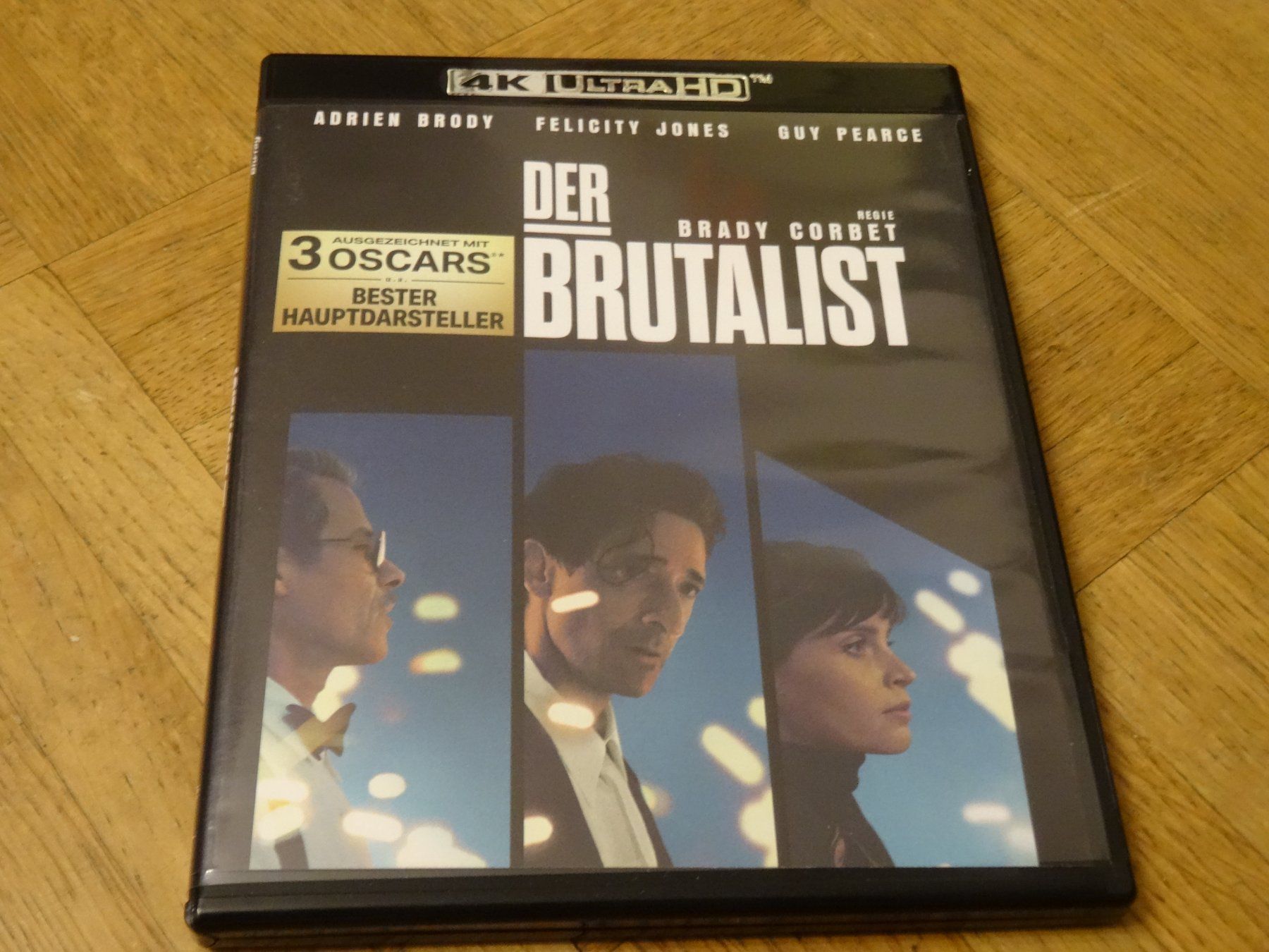 Alle DVDs: Der Brutalist 4K UHD ULTRA HD BLU-RAY – Gebraucht aus Olten von Disc-Verkauf