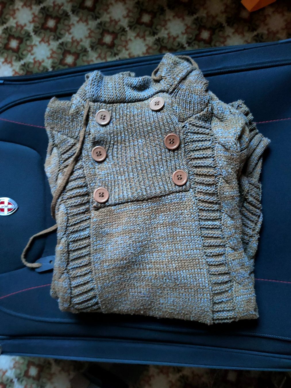 Maglioni & Felpe: stylischer Pullover, braun, Muster – Usato da Einsiedeln venduto da 111chris111