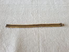 VINTAGE ARMBAND  VERGOLDET