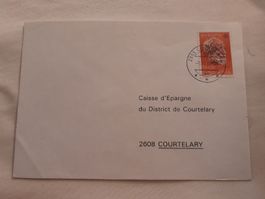 Rare! Enveloppe philatélique 1983 CourteLary timbre Europa