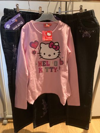 Gratis 1 Langarm Shirt + 2 Jeans Gr.: 134/140, Neu