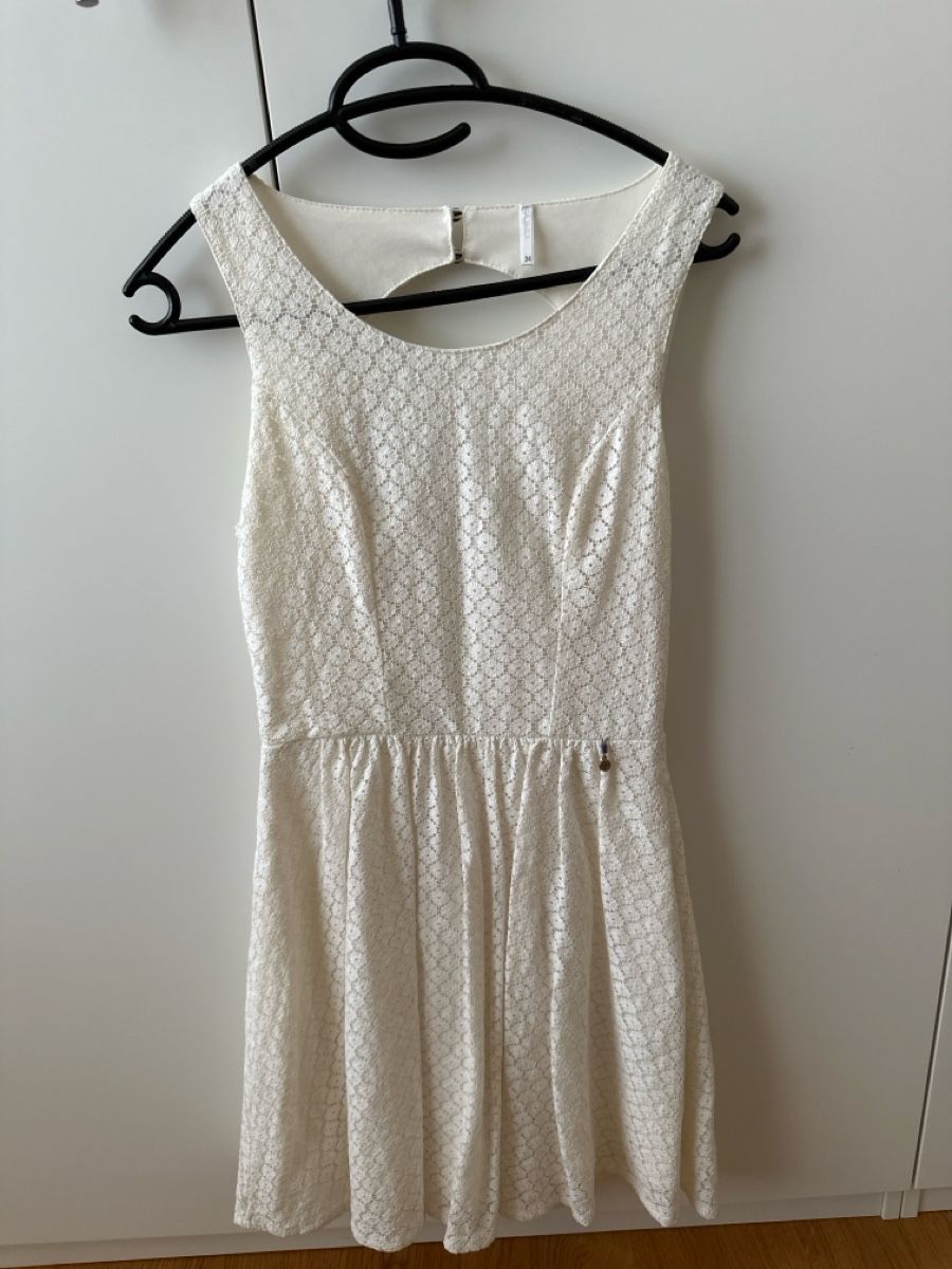 Only Vestiti: Sommerkleid weiss/beige Grösse 34 – Nuovo (secondo la descrizione) da Zofingen venduto da kat_gbm9